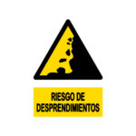 Señal / Cartel de Desprendimientos