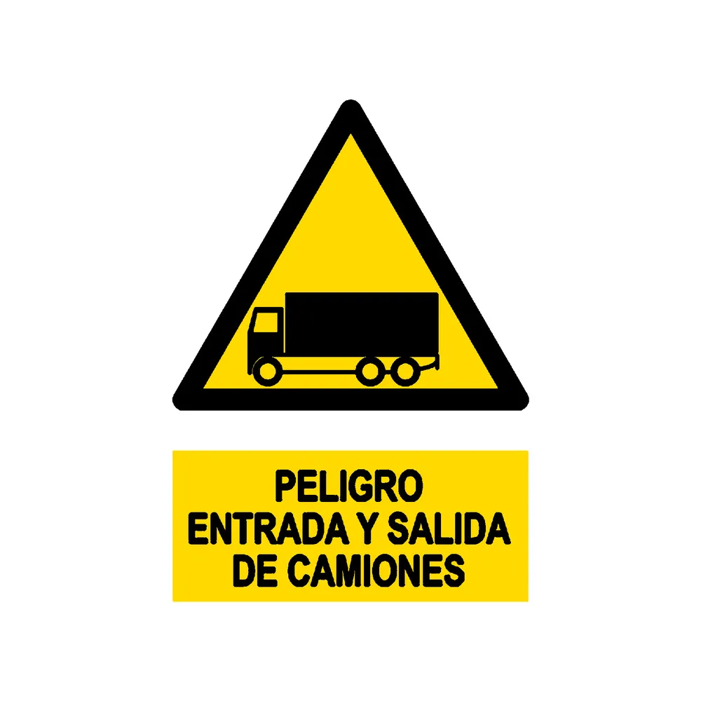 Señal / Cartel de Camiones