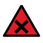 Señal / Cartel de Nocivo o irritante