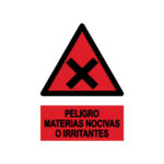 Señal / Cartel de Nocivo o irritante