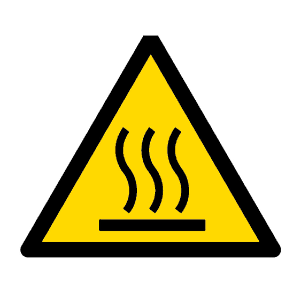 Señal / Cartel de Superficie caliente
