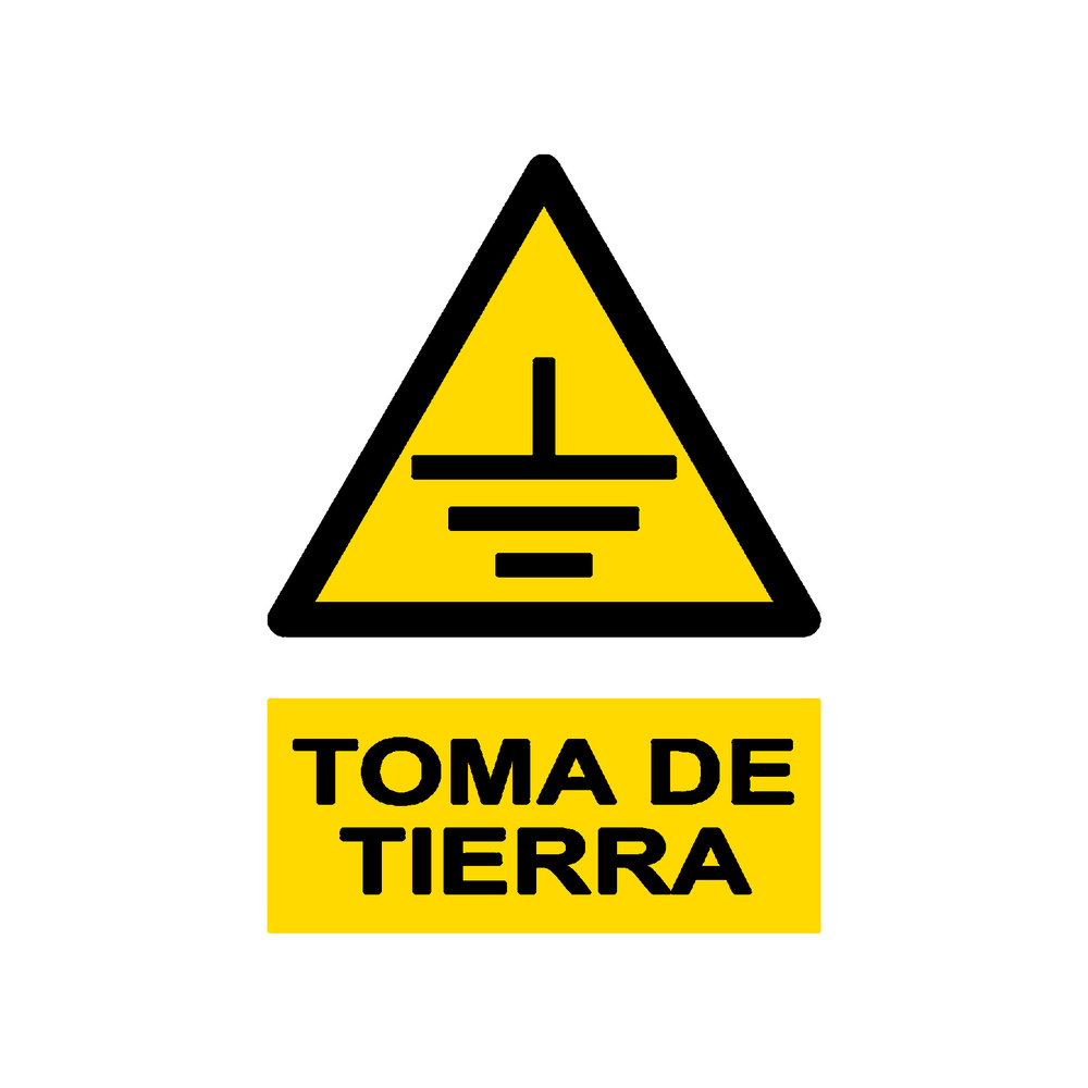 Señal / Cartel de Toma de tierra