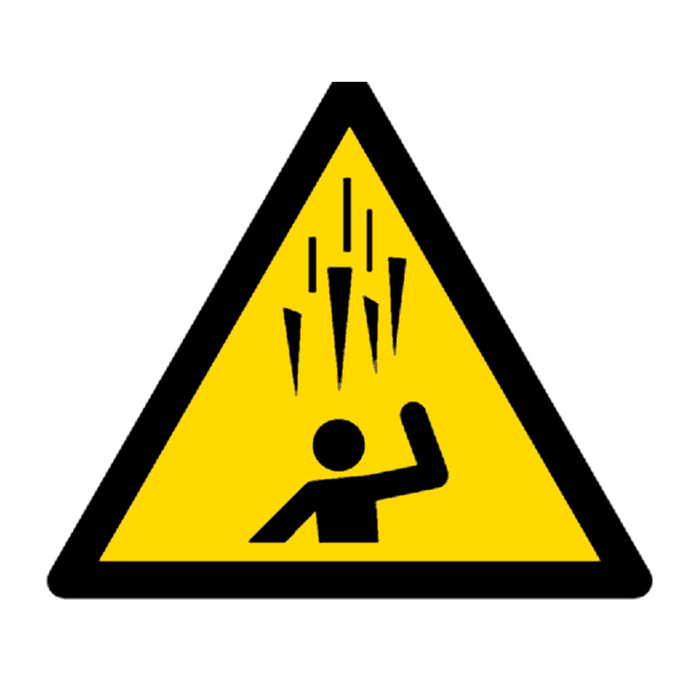 Señal / Cartel de Desprendimiento de nieve o hielo