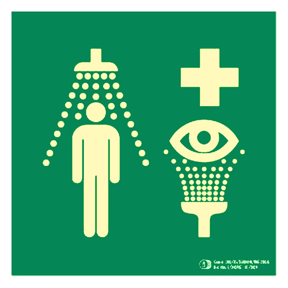 Ducha y lavaojos de emergencia