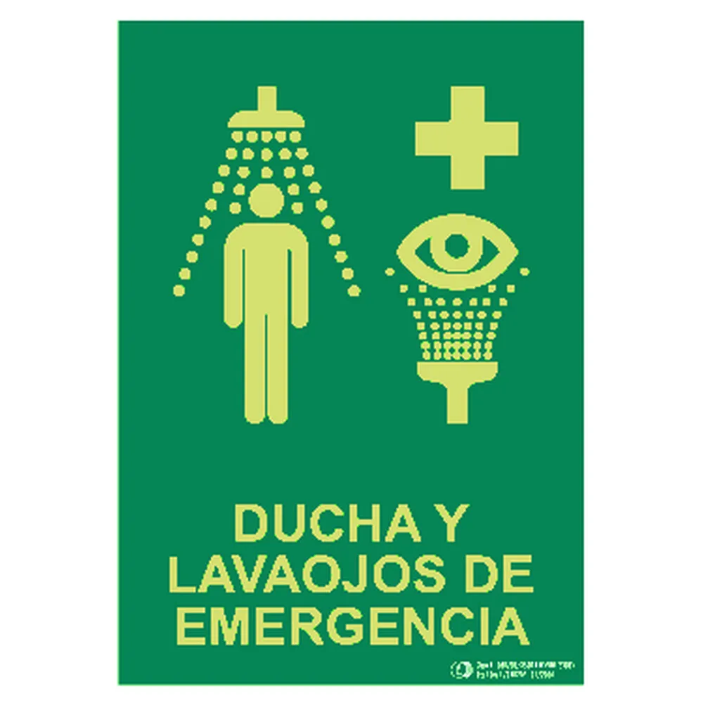 Ducha y lavaojos de emergencia