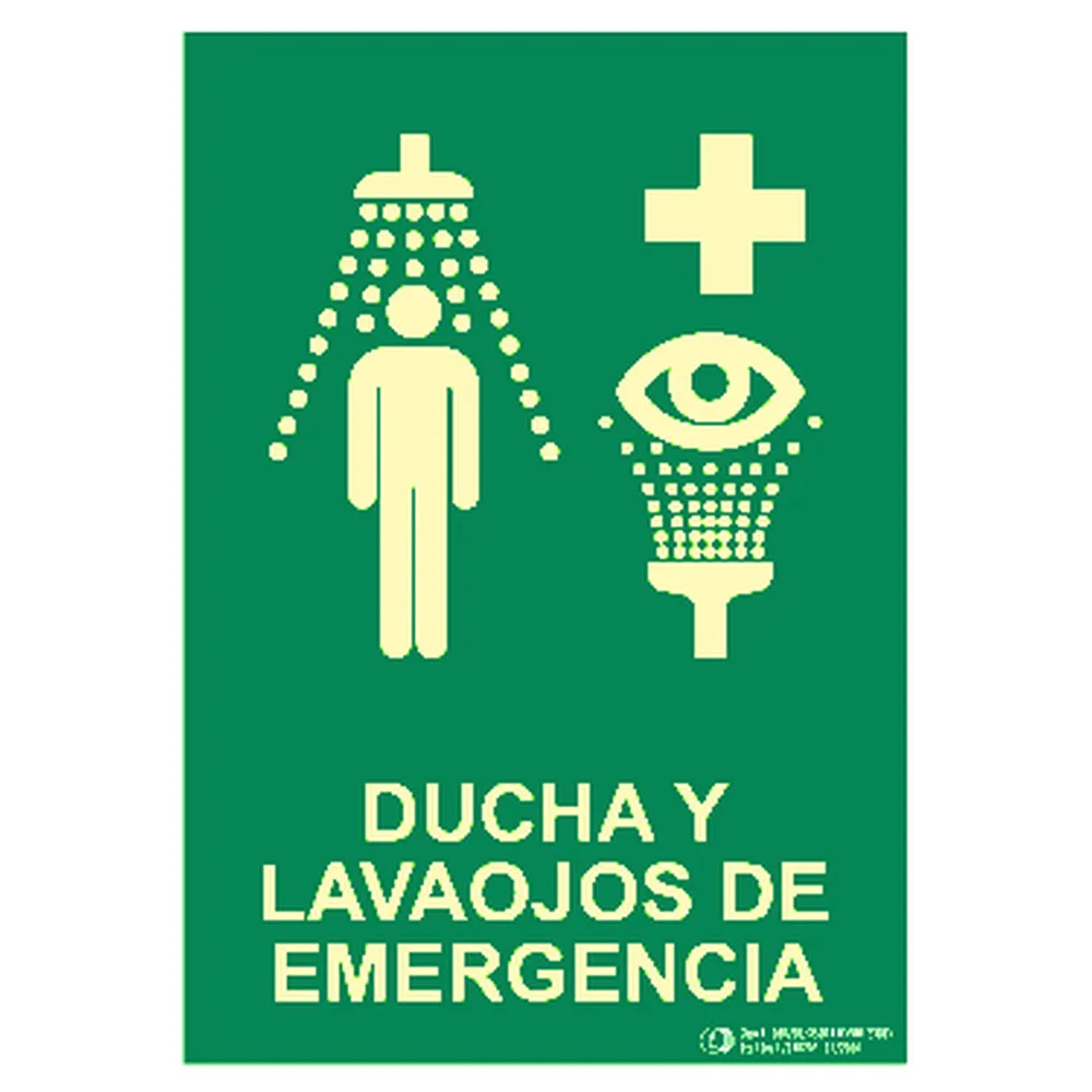 Ducha y lavaojos de emergencia