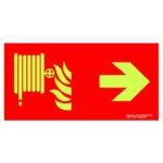 Cartel / Señal luminiscente «Recorrido boca de incendio (BIE)»