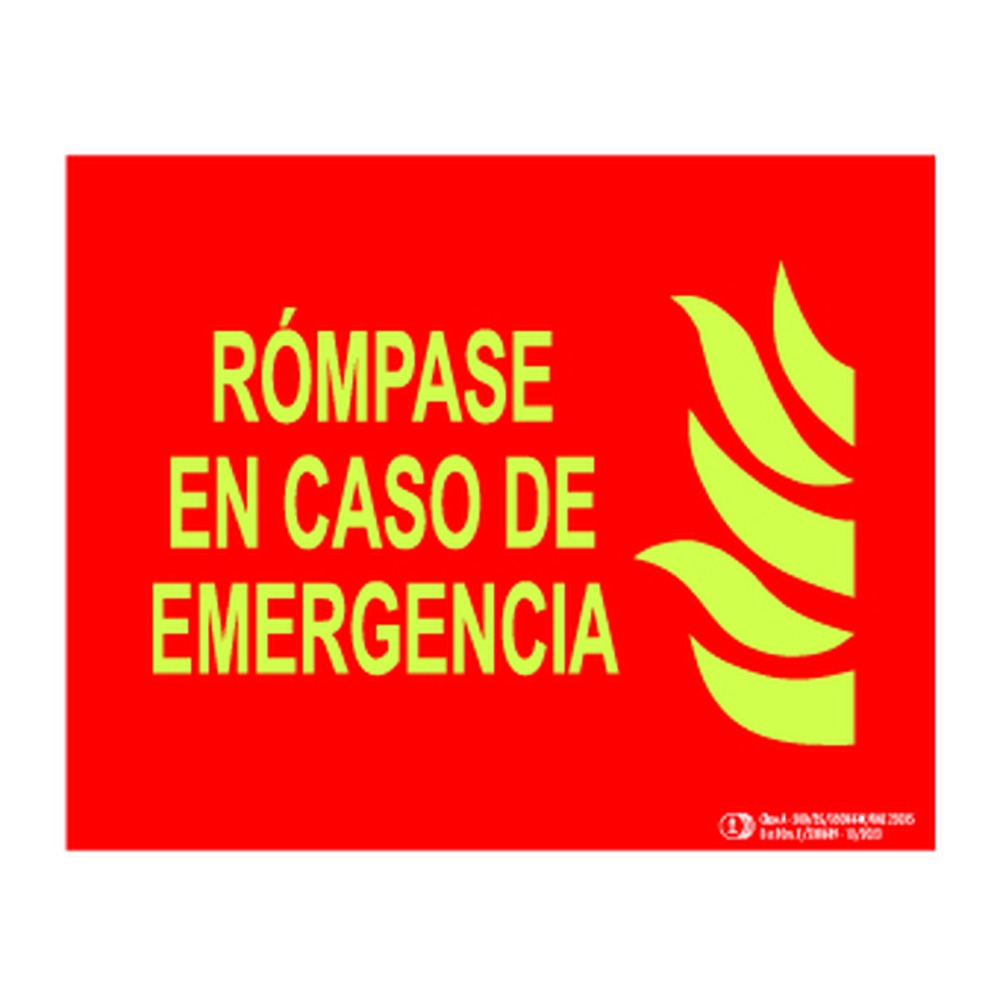 Cartel luminiscente F820-CA INALMAR