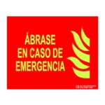 Cartel luminiscente F840-CA INALMAR