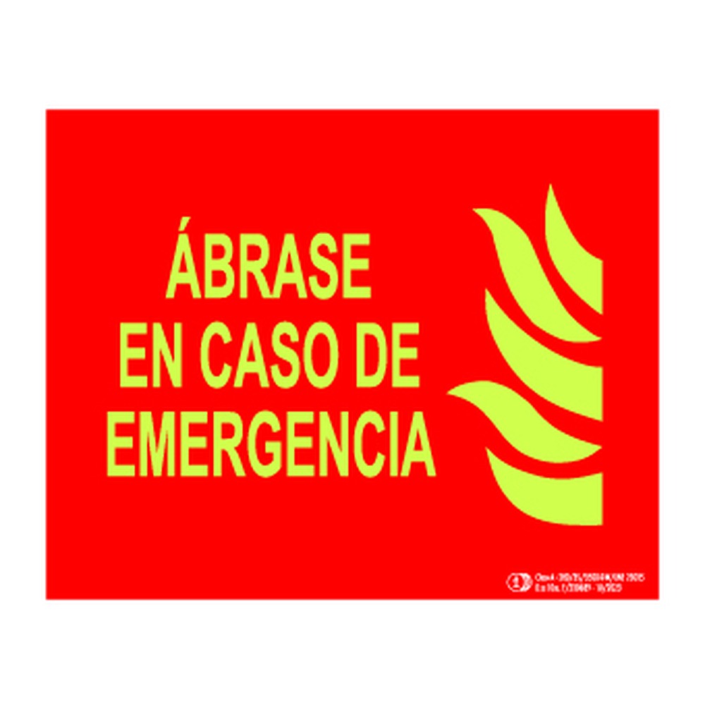 Cartel luminiscente F840-CA INALMAR