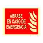 Cartel luminiscente F840-CB INALMAR
