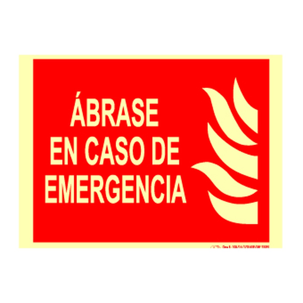 Cartel luminiscente F840-CB INALMAR