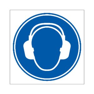 Señal / Cartel de Uso obligatorio de protectores auditivos