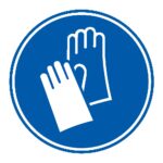 Señal / Cartel de Uso obligatorio de guantes