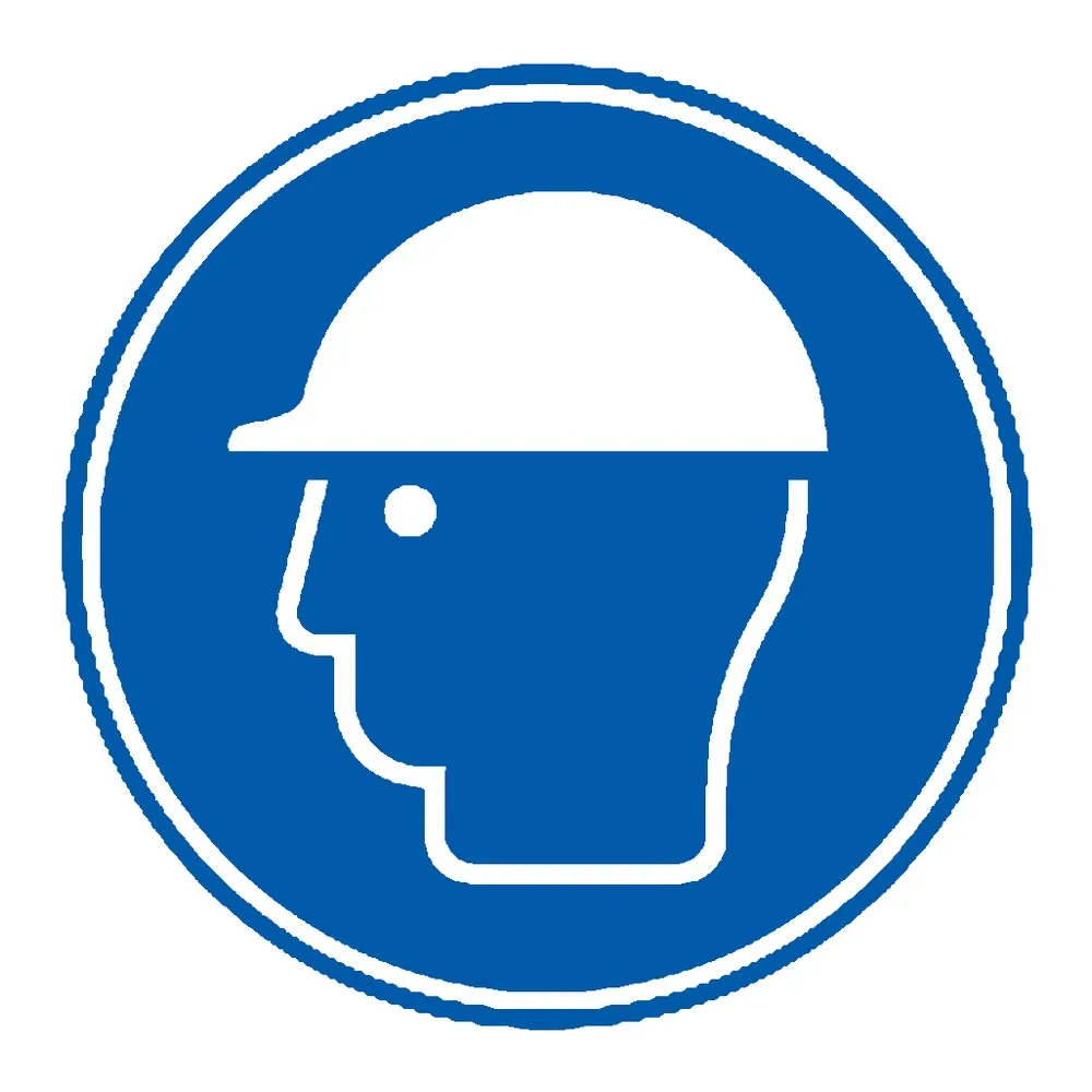Señal / Cartel de Uso obligatorio de casco