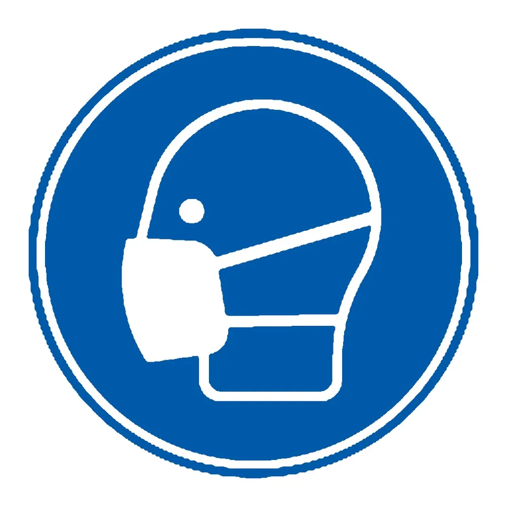 Señal / Cartel de Uso obligatorio de mascarilla