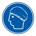 Señal / Cartel de Uso obligatorio de gorro higiénico
