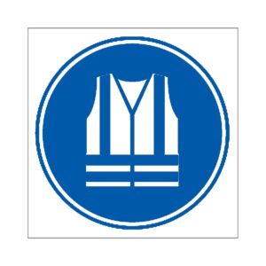 Señal / Cartel de Uso obligatorio de ropa de alta visibilidad
