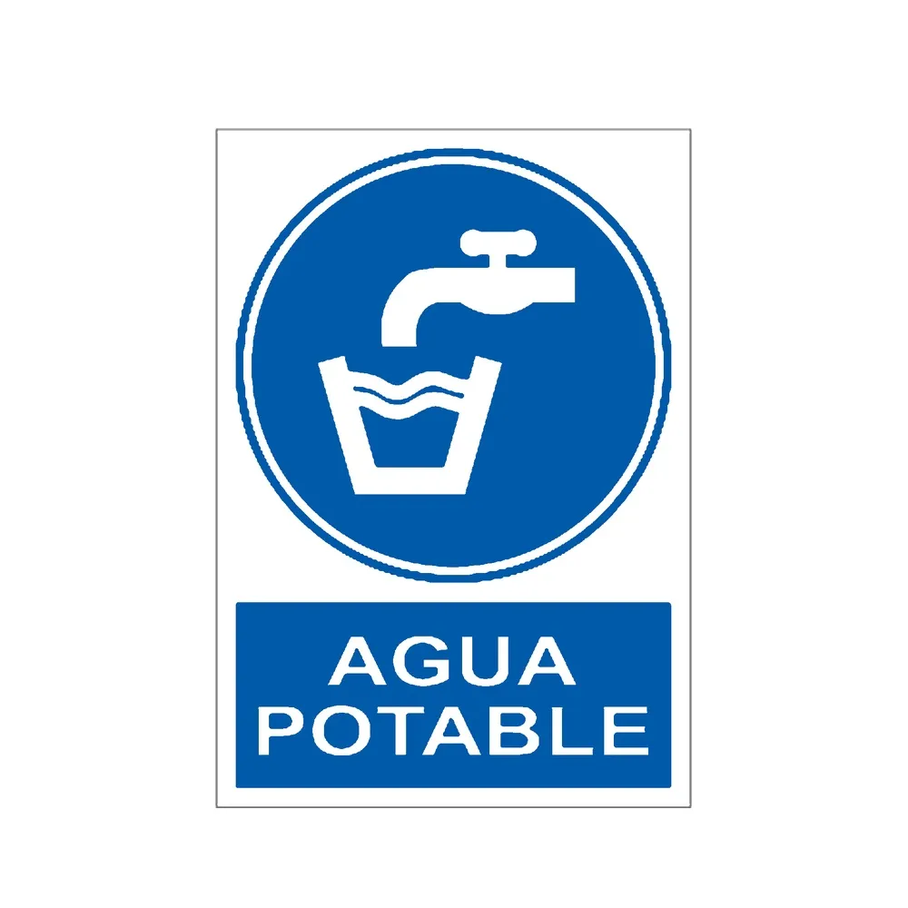 Señal / Cartel de Agua potable