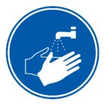 Señal / Cartel de Obligatorio lavarse las manos