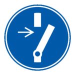 Señal / Cartel de Obligatorio desconectar antes de reparaciones o mantenimiento