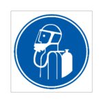Señal / Cartel de Uso obligatorio de equipo de respiración autónomo