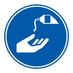 Señal / Cartel de Uso obligatorio de crema protectora