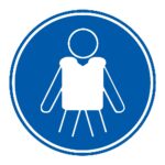 Señal / Cartel de Uso obligatorio de chaleco salvavidas