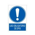 Señal / Cartel de Uso obligatorio de EPIS