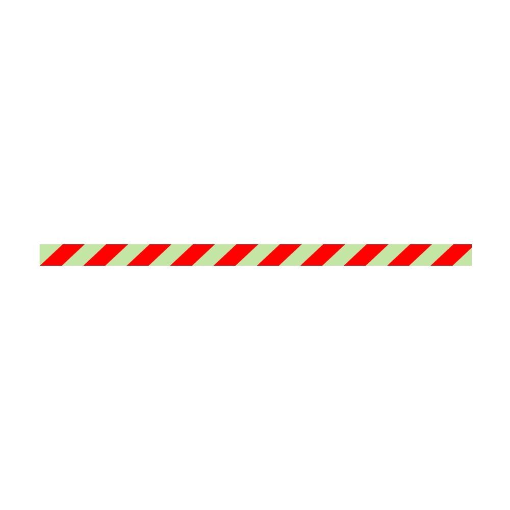 Marcador PVC pared 2R fotoluminiscente b50