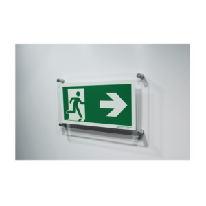 Soporte de pared en metacrilato para señal