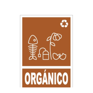Señal / cartel de Reciclaje — orgánico