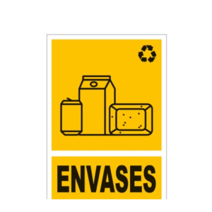 Señal / cartel de Reciclaje — envases