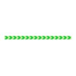Marcador PVC paredes fotoluminiscente direccional 1000x50mm B-0050-4