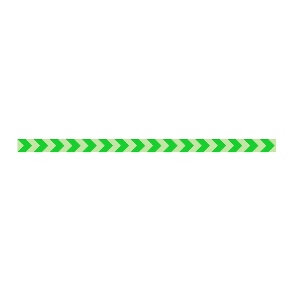 Marcador PVC paredes fotoluminiscente direccional 1000x50mm B-0050-4