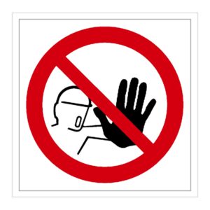 Señal / Cartel de Sólo personal autorizado