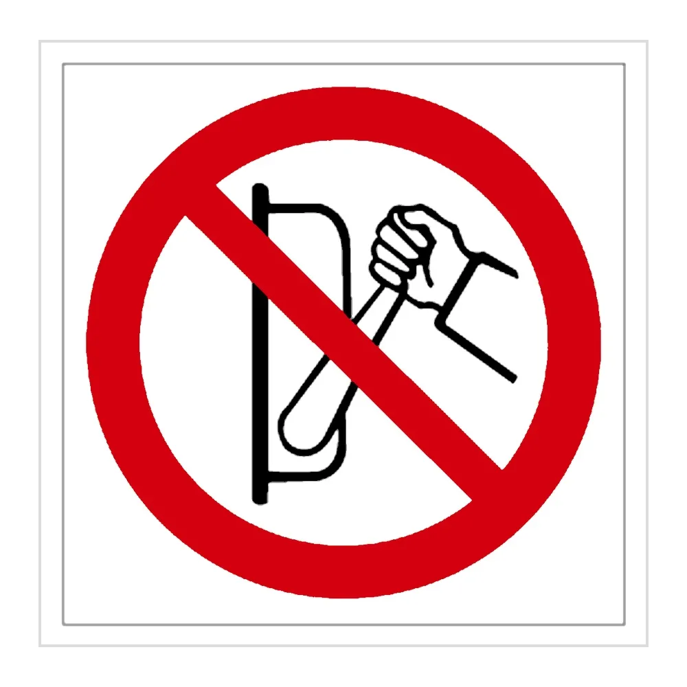 Señal / Cartel de Prohibido conectar sin autorización