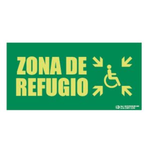 Zona de refugio en medidas grandes