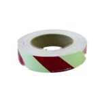 Cinta EverGlow fotoluminiscente paredes franjas rojas/fotolum 30mm x 25m 38.7429