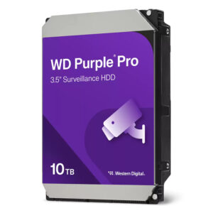 Western Digital WD Purple Pro 10 TB — Disco Duro 3,5″ SATA para Videovigilancia Inteligente