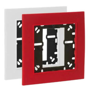 ESSER 704967 Marco adaptador de montaje rojo para pulsadores IQ8