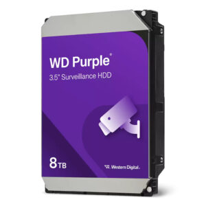Disco Duro Western Digital WD Purple 8 TB para Videovigilancia 3,5″ SATA 256 MB caché