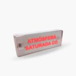 Letrero luminoso LLHCO «Atmósfera saturada de CO» — Cofem