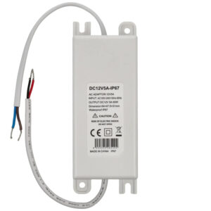 A-CCTV A-12VDC5A-IP67 Fuente de Alimentación DC 12 V 5 A IP67