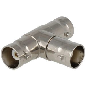 A-CCTV Derivador Tipo T BNC Hembra A-CON-BNC/FM-2XBNC/FM