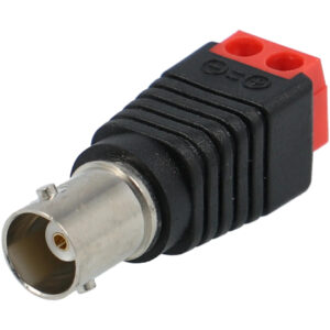 A-CCTV A-CON-BNC/FM-SCREW Conector BNC hembra con terminales +/- de tornillo