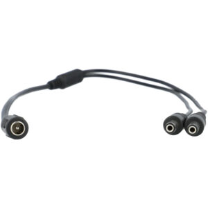 A-CCTV Cable Distribuidor de Alimentación DC 1M/2H 300 mm A-CON-DC/M-2XDC/FM