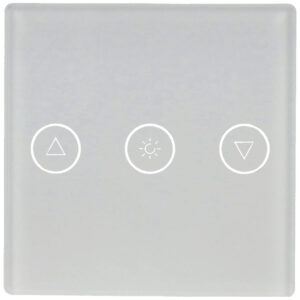 A-SMARTHOME A-CST47-1C-W Panel de Interruptor de Persiana