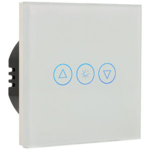 A-SMARTHOME A-CST86-KIT-1C-W Kit con panel e interruptor de persiana