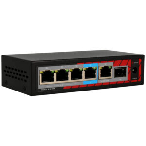 A-CCTV A-EXTENDER-0604POE+-60-G Switch Extensor PoE 6 puertos